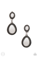 Load image into Gallery viewer, Carefree Clairvoyance White Clip-On Earrings