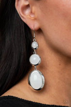 Load image into Gallery viewer, Retro Reality White Earrings