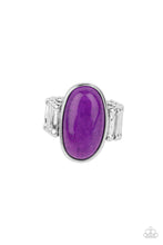 Load image into Gallery viewer, Mystical Mantra Purple Ring