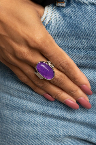 Mystical Mantra Purple Ring