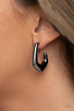 Load image into Gallery viewer, On The Hook Black Earrings