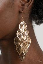 Load image into Gallery viewer, Limitlessly Leafy Gold Earrings