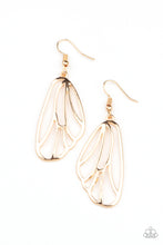 Load image into Gallery viewer, Turn Into A Butterfly Gold Earrings