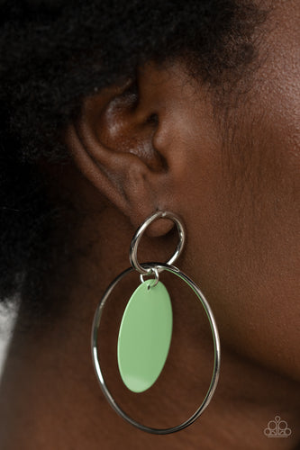 POP, Look, and Listen Green Earrings