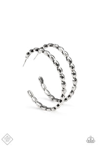 Hoop Hype Silver Earrings