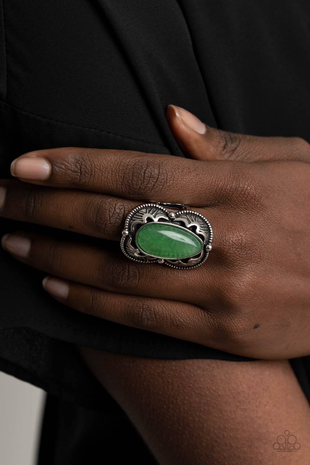 Mystical Mambo Green Ring