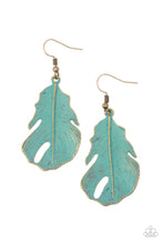 Load image into Gallery viewer, Heads QUILL Roll Brass Earrings