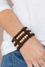 Load image into Gallery viewer, Caribbean Catwalk Brown Bracelet