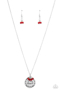 Simple Blessings Red Necklace