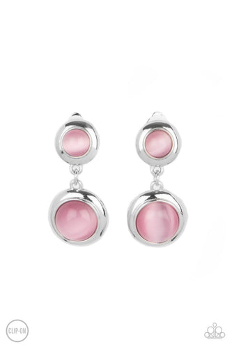 Subtle Smolder Pink Clip-On Earrings