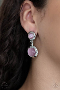 Subtle Smolder Pink Clip-On Earrings