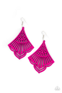 Eastern Escape Pink Earrings