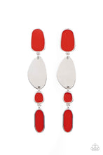 Load image into Gallery viewer, Deco By Design Red Earrings