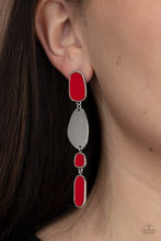 Load image into Gallery viewer, Deco By Design Red Earrings