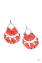 Load image into Gallery viewer, Samba Scene Red Earrings