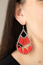 Load image into Gallery viewer, Samba Scene Red Earrings