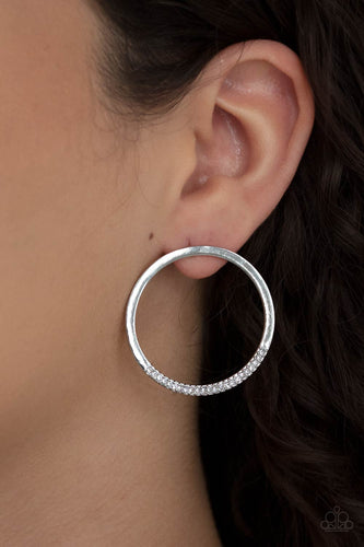 Spot On Opulence White Earrings