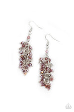 Load image into Gallery viewer, Celestial Chandeliers Purple Earrings