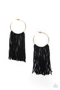 Flauntable Fringe Gold Earrings