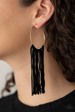 Load image into Gallery viewer, Flauntable Fringe Gold Earrings