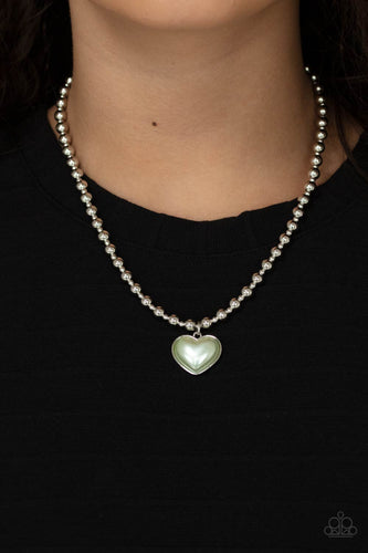 Heart Full of Fancy Green Necklace