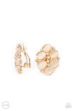 Load image into Gallery viewer, Row, Row, Row Your YACHT Gold Clip-On Earrings