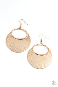 Fan Girl Glam Gold Earrings