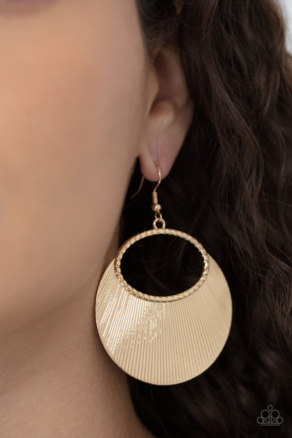 Fan Girl Glam Gold Earrings