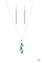 Load image into Gallery viewer, Classically Clustered Blue Necklace