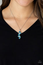 Load image into Gallery viewer, Classically Clustered Blue Necklace