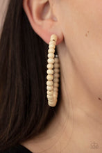 Load image into Gallery viewer, Should Have, Could Have, WOOD Have White Earrings