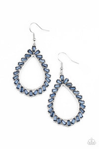 Stay Sharp Blue Earrings