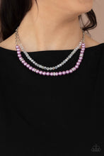 Load image into Gallery viewer, Parisian Princess Purple Necklace