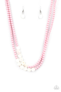 Extended STAYCATION Pink Necklace