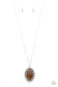 Exquisitely Enchanted Brown Necklace