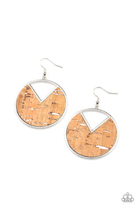 Nod to Nature White Earrings