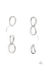 Load image into Gallery viewer, Talk In Circles White Earrings