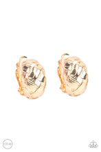 Load image into Gallery viewer, Wrought With Edge Gold Clip-On Earrings