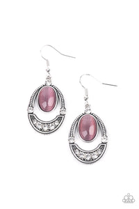 Serene Shimmer Purple Earrings