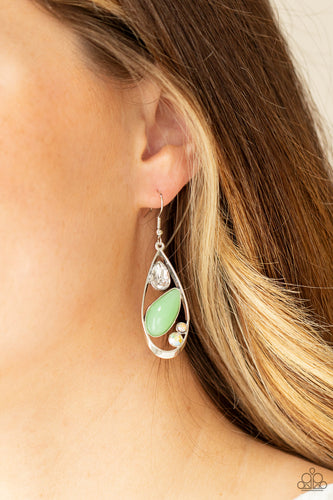 Harmonious Harbors Green Earrings