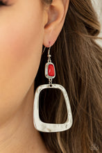 Load image into Gallery viewer, Material Girl Mod Red Earrings