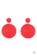 Load image into Gallery viewer, Circulate The Room Red Earrings