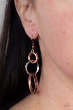 Load image into Gallery viewer, Harmoniously Handcrafted Copper Earrings