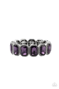 Studded Smolder Purple Bracelet