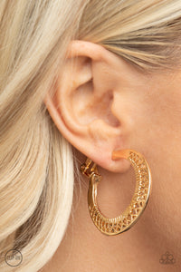 Moon Child Charisma Gold  Clip-On Earrings