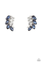 Load image into Gallery viewer, Flawless Fronds Blue Earrings