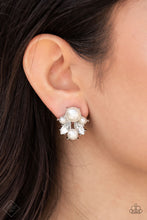 Load image into Gallery viewer, Royal Reverie White Earrings