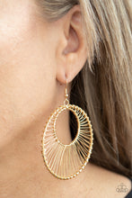 Load image into Gallery viewer, Artisan Applique Gold Earrings