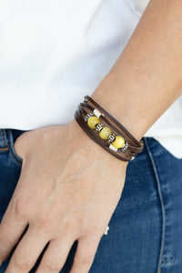 Homespun Radiance Yellow Bracelet