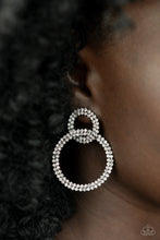 Load image into Gallery viewer, Intensely Icy Black Earrings- December 2021 Life of the Party